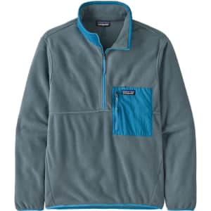 Patagonia Men's Microdini Half-Zip Pullover (Small sizes) for $66