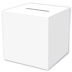 Beistle White Card Box Holder For Weddings, Baby Showers, Birthdays, Graduation Party Supplies for $22
