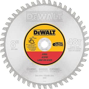DEWALT DWA7840 40 Teeth Ferrous Metal Cutting 5/8-Inch Arbor, 8-Inch for $62
