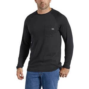 Dickies Men's Temp-iQ Performance Cooling Long Sleeve T-Shirt, Black, M for $25