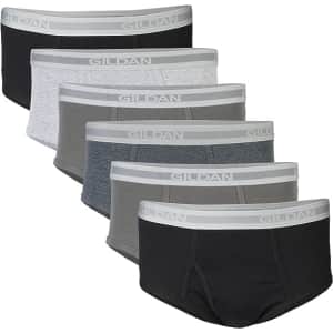 Gildan Men's Underwear Briefs 6-Pack for $15