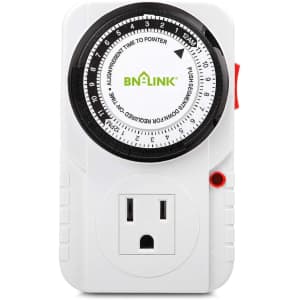 BN-LINK 24-Hour Plug-in Mechanical Timer for $8 BN-LINK 24-Hour Plug-in Mechanical Timer for $8