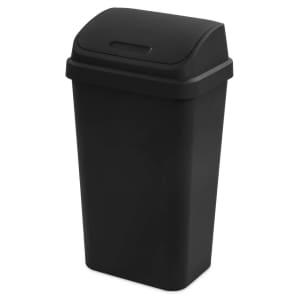 Sterilite 13-Gallon Swing Top Trash Can for $13