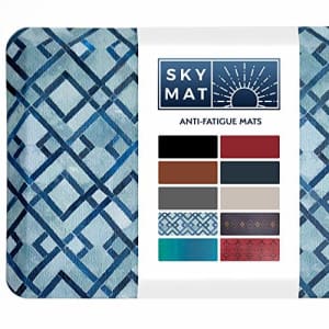 Sky Solutions Anti Fatigue Floor Mat - 3/4" Thick Cushioned Kitchen Rug, Standing Desk Mat - for $56