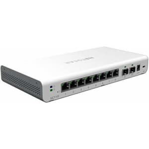 NETGEAR 10-Port Gigabit Ethernet Smart Managed Pro Switch with Insight Cloud Management (GC110) - for $50 NETGEAR 10-Port Gigabit Ethernet Smart Managed Pro Switch with Insight Cloud Management (GC110) - for $50