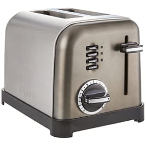 Cuisinart CPT-160BKS 2-Slice Metal Classic Toaster, Stainless Steel/Black for $67