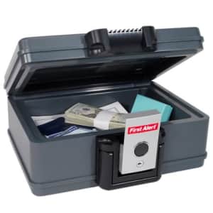 First Alert Water and Fire Protector File Chest for $35