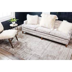 Unique Loom Sofia Collection Traditional Vintage Area Rug, 3' 3" x 5' 3", Light Brown/Tan for $26