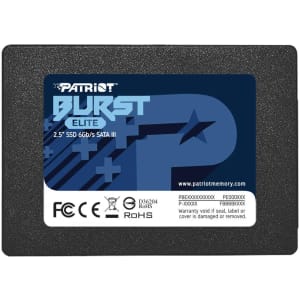 Patriot Burst Elite 120GB 2.5" Internal SATA 3 SSD for $14