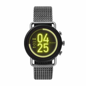 Skagen Connected Falster 3 Gen 5 Stainless Steel Mesh Touchscreen Smartwatch, Color: Gunmetal for $279