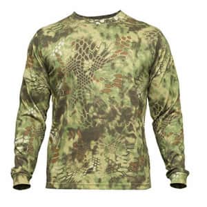 Kryptek Men's Standard Stalker Short Sleeve Hunting Shirt, 100% Cotton, Stealthy Camo Tee, for $35