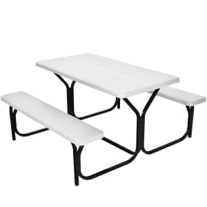 Costway Picnic Table Bench Set for $130