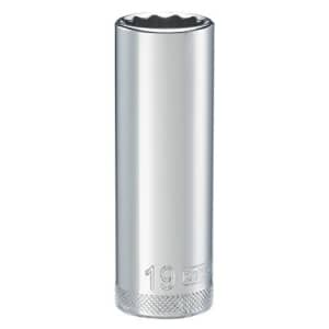 DEWALT DWMT74550OSP 12 Point 1/2" Drive Deep Socket 19MM for $16 DEWALT DWMT74550OSP 12 Point 1/2" Drive Deep Socket 19MM for $16