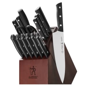 J.A. Henckels Dynamic 15-Piece Knife Block Set for $80 J.A. Henckels Dynamic 15-Piece Knife Block Set for $80