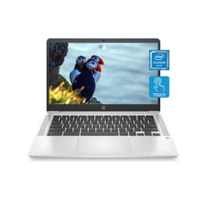 HP Chromebook 14 Laptop, Intel Celeron Processor, 4 GB RAM, 32 GB eMMC, 14 HD (1366 x 768) for $204