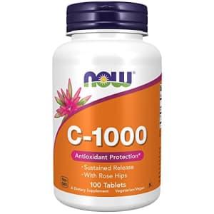 Now Foods NOW Supplements, Vitamin C-1,000 with Rose Hips, Sustained Release, Antioxidant Protection*, 100 for $7
