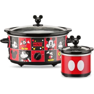 Disney Mickey Mouse Oval Slow Cooker with 20-Oz. Dipper for $40 Disney Mickey Mouse Oval Slow Cooker with 20-Oz. Dipper for $40