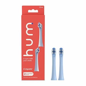 hum by Colgate Replacement Toothbrush Heads, Blue - 2 Count for $18