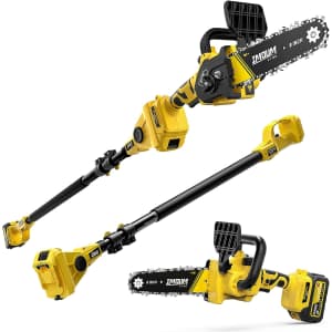2-in-1 Brushless Pole Saw & Mini Chainsaw for $136