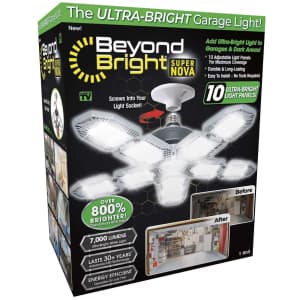 Beyond Bright Super Nova 10-Panel LED Garage Light for $40 Beyond Bright Super Nova 10-Panel LED Garage Light for $40