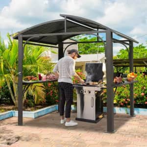 Domi Hardtop Grill Gazebo for $241