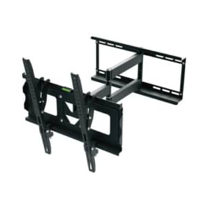 Ematic FULL MOTION Television Wall Mount 70" Inch LCD TV Screen Displays, Slim Design, Two Piece, for $41