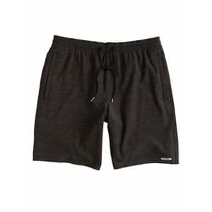 Volcom Men's Packasack 19" Hybrid Lite Shorts, Black, X-Small for $61