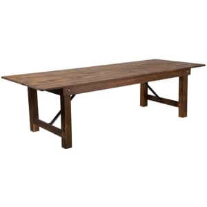 Flash Furniture Hercules 9-Foot Folding Farm Table for $674