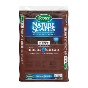 Scotts Nature Scapes Color Enhanced 1.5-Cu. Ft. Mulch for $3