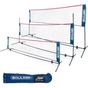 Boulder Portable Badminton/Tennis/Volleyball Net Set from $35 Boulder Portable Badminton/Tennis/Volleyball Net Set from $35