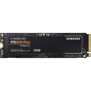 Samsung 970 Evo Plus 250GB M.2 NVMe SSD for $26 Samsung 970 Evo Plus 250GB M.2 NVMe SSD for $26