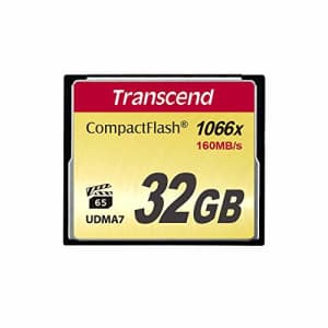 Transcend 32GB CompactFlash Memory Card 1000x (TS32GCF1000) for $40