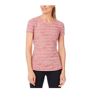 SHAPE activewear Women's Trail Tee, Upper Rust Heather, Large for $13