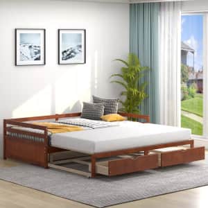 Costway Twin-to-King Daybed for $280