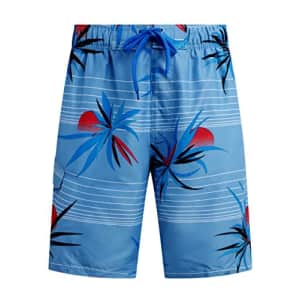 Kanu Surf Men's Standard Swim Trunks (Regular & Extended Sizes), Bellaire Blue, 3X for $19