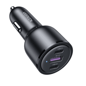 Ugreen 69W 3-Port Car Charger for $20