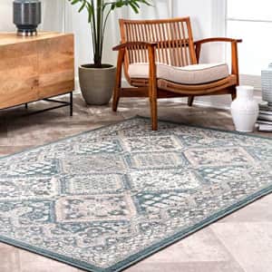 nuLOOM Becca Vintage Tile Area Rug, 8' x 10', Blue for $42 nuLOOM Becca Vintage Tile Area Rug, 8' x 10', Blue for $42