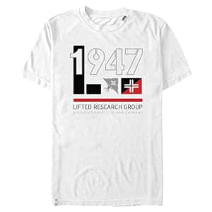 LRG Lifted Research Group 1947 Young Men's Short Sleeve Tee Shirt, White, XX-Large for $17