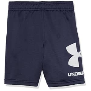Under Armour boys Symbol Signature Terry Casual Shorts, Midnight Navy, 7 US for $18