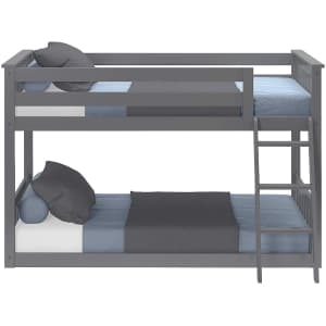 Max & Lily Twin-over-Twin Low Bunk Bed for $413