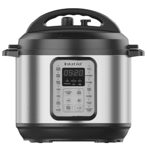 Game-Day Kitchen Essentials at Target. Save on select small appliances, including the pictured Instant Pot 6-qt. 9-in-1 Pressure Cooker Bundle for $79.99 ($50 off).