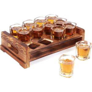 Vivimee Shot Glass Set w/ Tray for $19