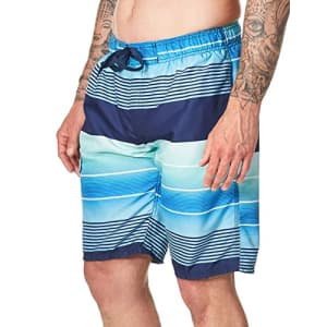 Kanu Surf Men's Flex Swim Trunks (Regular & Extended Sizes), Echelon Navy, XX-Large for $12