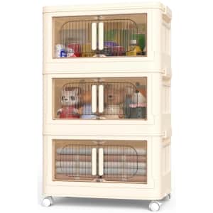 3-Tier Stackable Storage Bins for $36 3-Tier Stackable Storage Bins for $36