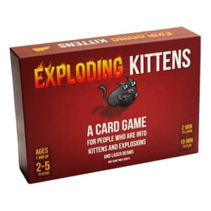 Exploding Kittens Original Edition Card Game for $12 w/ Prime