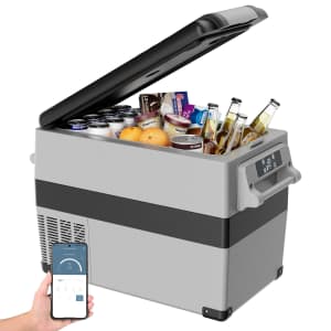 Simzlife 12V 48-Quart Portable Electric Cooler for $200 Simzlife 12V 48-Quart Portable Electric Cooler for $200