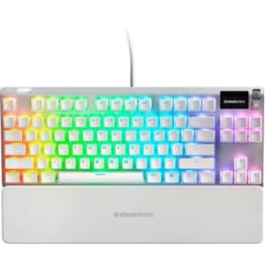 SteelSeries Apex 7 Ghost TKL Wired Mechanical Red Linear Gaming Keyboard for $100 SteelSeries Apex 7 Ghost TKL Wired Mechanical Red Linear Gaming Keyboard for $100