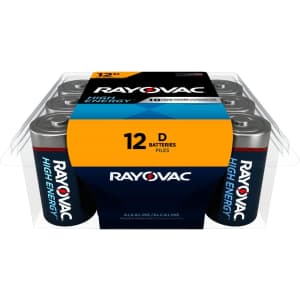 Rayovac D Batteries 12-Pack