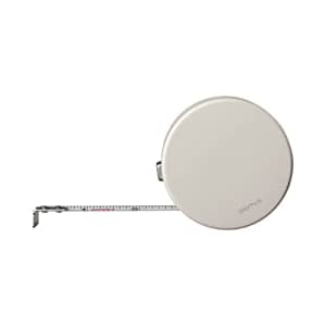 blomus Gents Tape Measure Locking Standard and Metric - 10 feet Length - Moonbeam (Beige) for $45