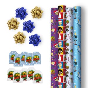 PBS KIDS Wild Kratts Gift Wrap Set for $5
